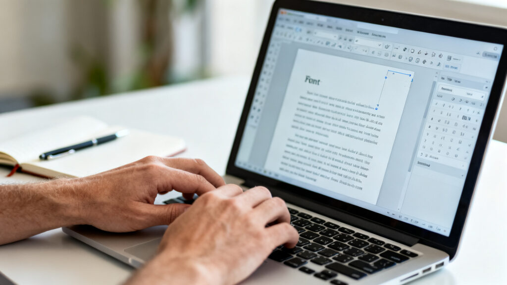 Mise en page CV avec polices lisibles et marges stables