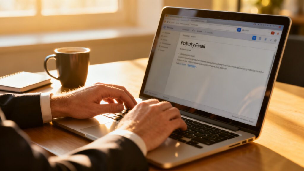 Rédaction d’un modèle d’e-mail de refus d’offre d’emploi