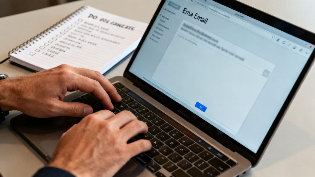 Rédaction de l’objet de candidature et accroche claire par e-mail