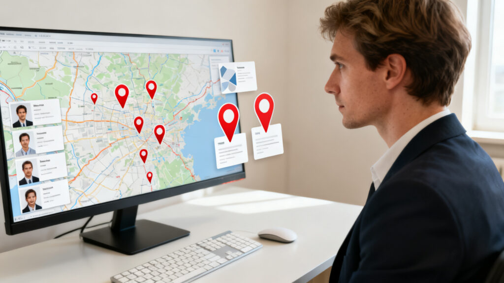 Recherche de CV avec filtres de localisation et expérience